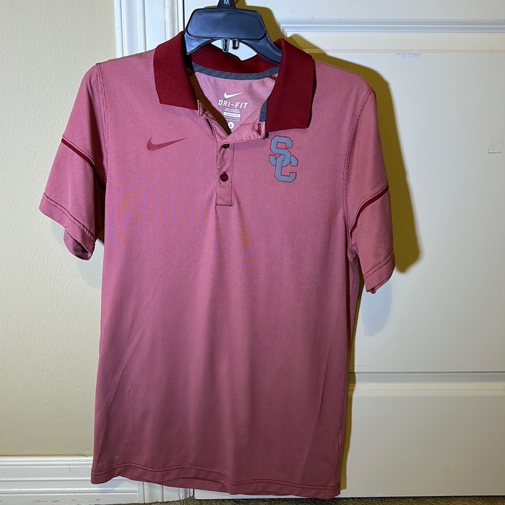 Light Red Nike USC polo